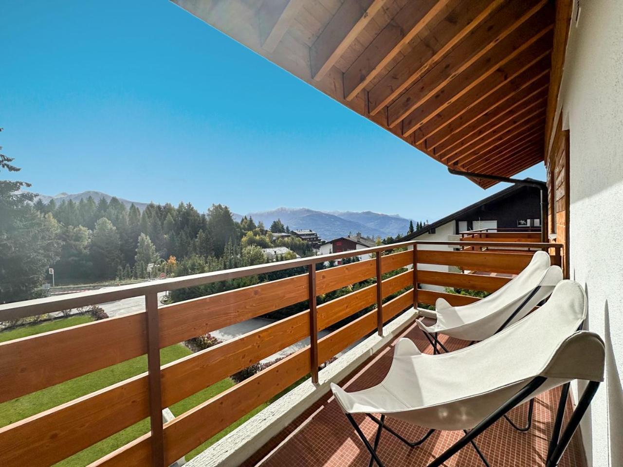 Apartamento La Jacinthe De Crans Exterior foto